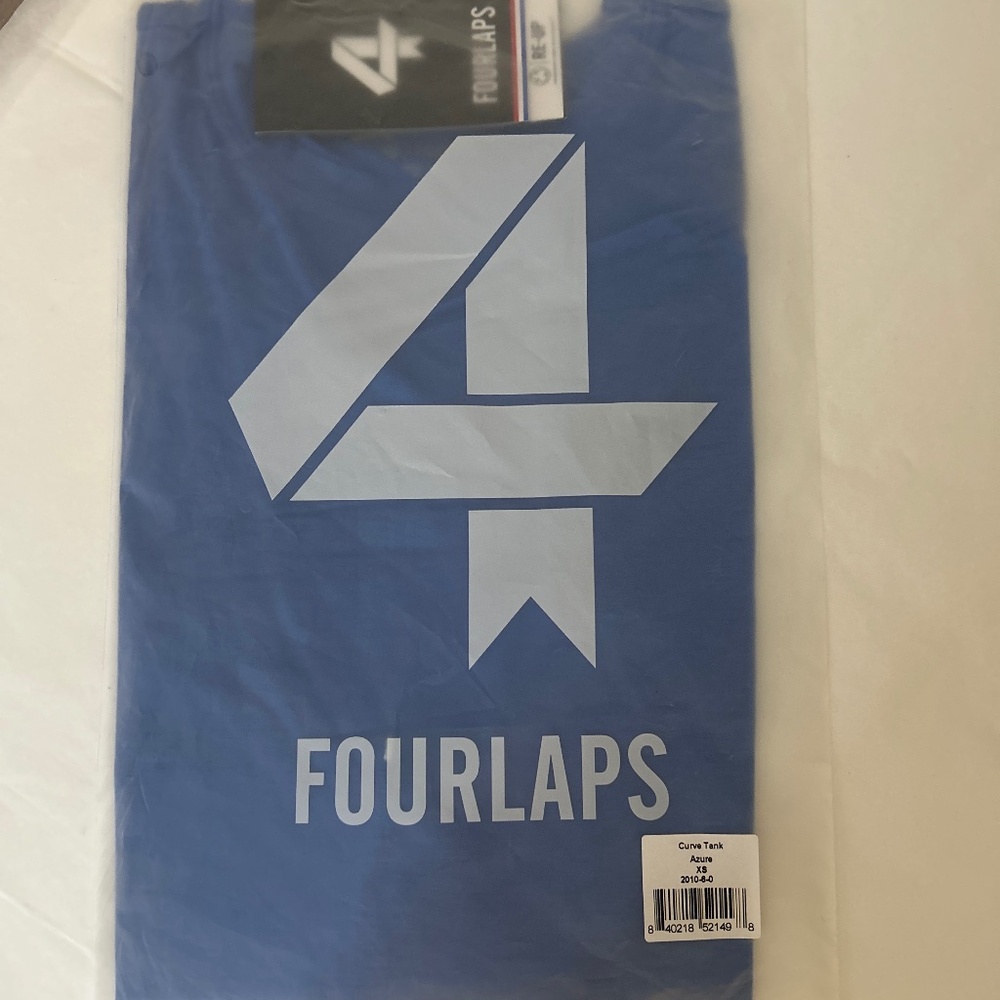NWT FOURLAPS CURVE TANK IN AZURE - Picture 8 of 8